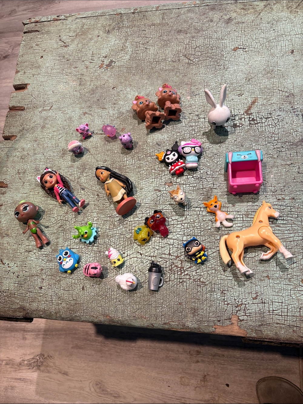 Mixed Mini Toy Figure Lot Shopkins Disney Tokidoki Animals Dolls Accessories